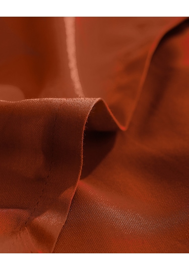 Madame Coco Ciel Tek Kişilik %100 Pamuk Saten Lastiksiz Çarşaf - Turuncu 8684427182055 Turuncu