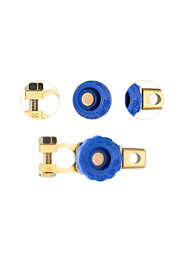 Pazly Terminali Suntek Mavi Çok Bağlantılı Araç Anahtarı Akü Ez