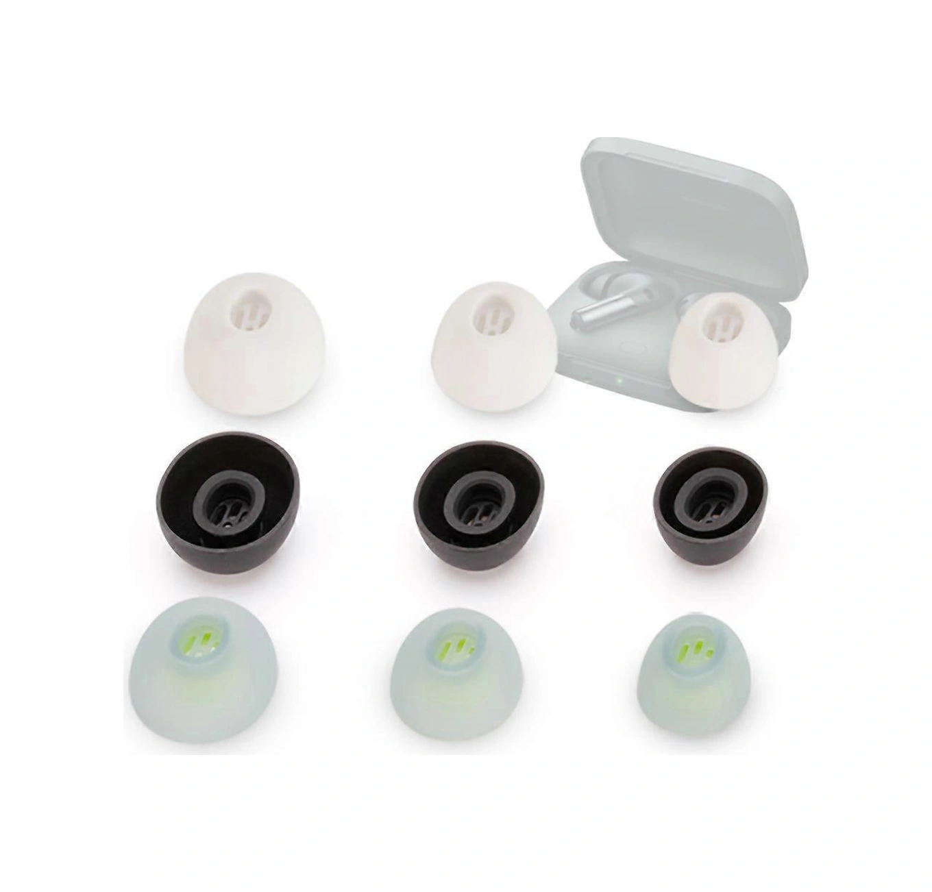 Fsw 6 Adet Silikon Kulak Tıkacı Oneplus Buds Pro2 Kulaklıklar İçin Kulak Tıkacı Buds Pro 2 Tws Tıkacı Fiil Cc Pro2 Kulaklıklar İçin Kulak Tıkacı Yeşil Yeşil