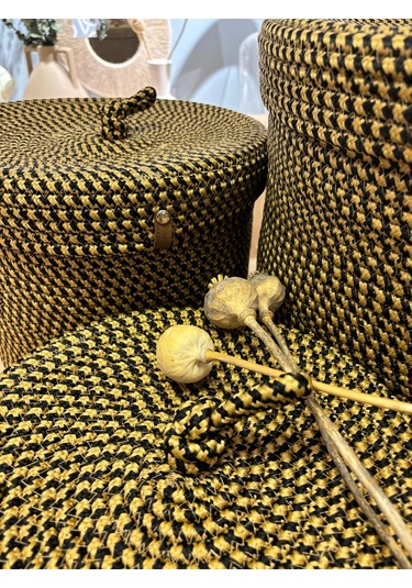 Victor Çok Amaçlı Düzenleyici Kapaklı Sepet,kapaklı Saksılık, Kapaklı Organizer 30x30 - Orta Boy Kırçıllı