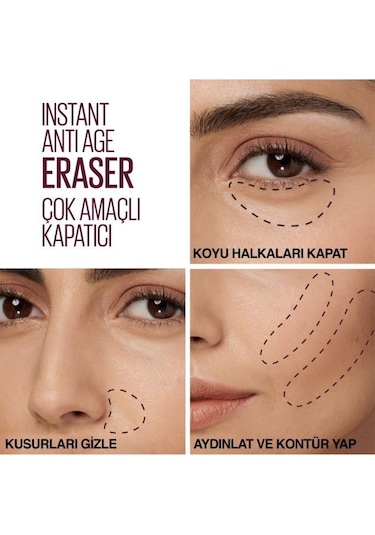 Instant Anti Age Eraser Kapatıcı - 01 Light & C Vitamini Parlak Süper Aydınlatıcı Serum 30 Ml pktkptcvtmnsrm-8998