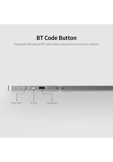 Carrier Kablosuz Bt Klavye Katlanır Klavye Taşınabilir Ultra