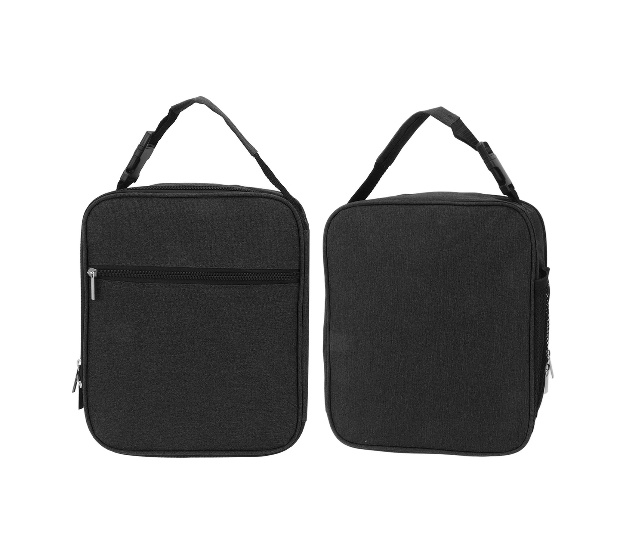 Kosona 6l Isı Yalıtımlı Öğle Yemeği Çantası, Oxford Kumaş, Sızdırmaz, Sıcak-sojuk Tutucu, Outdoor Piknik, Siyah Renk