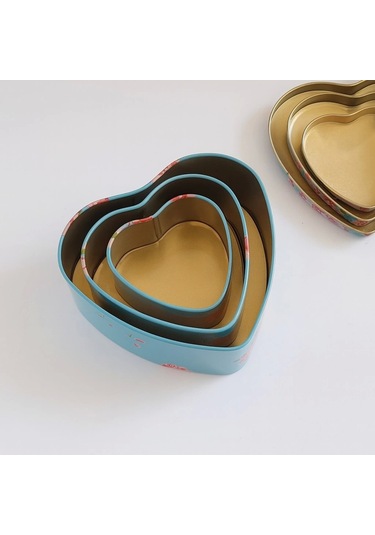 Kalpli Kutu 3 Farklı Boy Hediye Kutusu Sevgililer Günü Hediye Kutusu A Love Story Yeşil