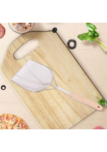 Homyl Paslanmaz Çelik İnce Gözlü Süzgeç Erişte Suyu İçin Gösterildiği Gibi