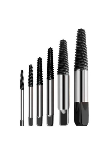 6 Adet/takım Vida Çıkarıcı Tırtıklı Dişli Kare Kafa