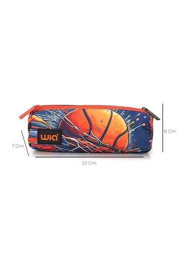 Wia Erkek Çocuk Basketbol Temalı 3'lü Okul Çanta Seti Siyah