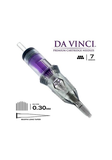 Bishop Davinci V2 1007 Cmlt Curved Magnum Bugpin Long Taper Kartuş Dövme İğnesi