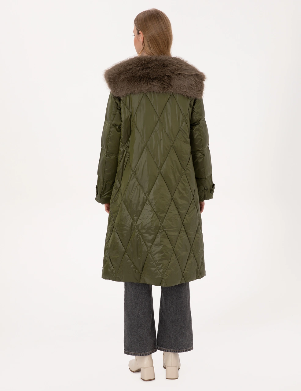 Pierre Cardin Kadın Haki Kaban 50308946-vr027 Haki