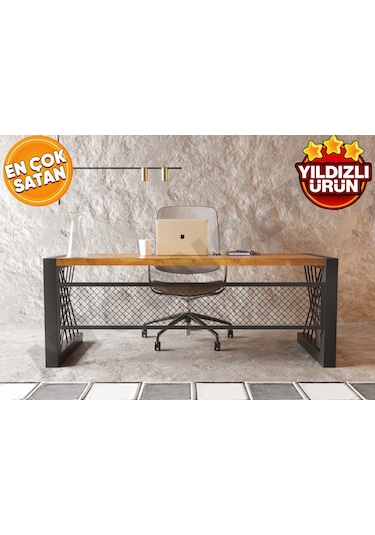 Ntconcept Alfa Doğal Ahşap Ofis Masası
