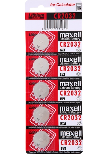 Maxell 2032 3V Lityum Pil 5Li Anakart Bios Hafiz
