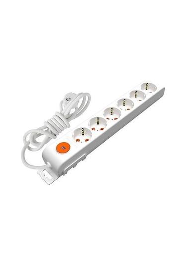 Elbi Myra 6lı Anahtarlı Grup Priz 5mt