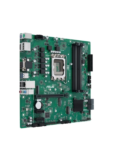 Asus Pro B760M-C-CSM Intel B760 6200 MHz (OC) DDR5 Soket 1700 mATX Anakart