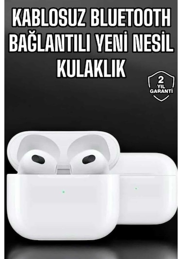 Bluetooth Kulaklık 3.nesil Kablosuz Uzun Pil Ömrü Dokunmatik Kontrol