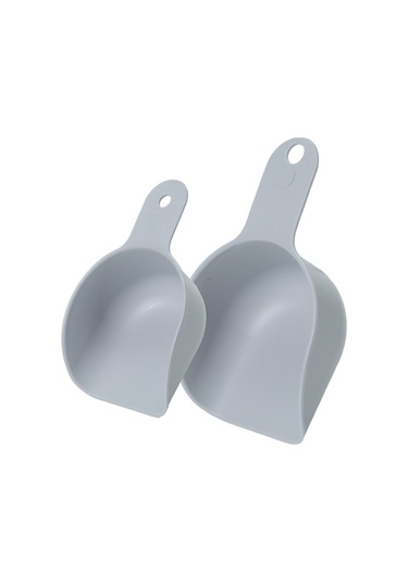 Kapaklı Ölçülü Un Ve Şeker Kabı Şeffaf, Kırılmaz Ve Çizilmez Gri