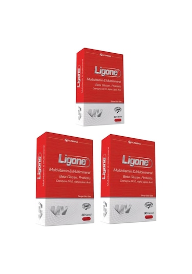 Rc Farma Ligone Multivitamin&Multimineral 3 x 30 Kapsül