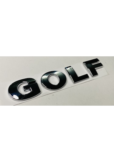 Volkswagen 2009 - 2017 Golf 6 - 7 Arka Bagaj Yazısı Krom