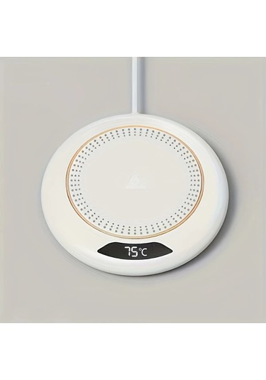 Willowhaven Beyaz Akıllı Elektrikli Su Isıtıcısı Ve Kahve Kupası Isıtıcı - 3 Hız Usb Güçlü 8 Saat Otomatik Kapama Seyahat Ev Ofis