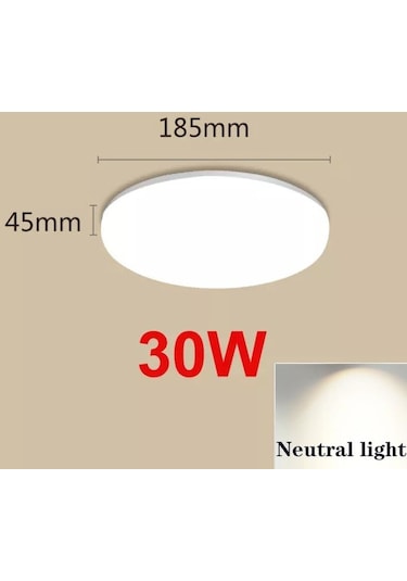 Modern Led Tavan Işıkları 50w 30w 20w 15w Tavan Lambaları 220v 230v 30w Neutral Light