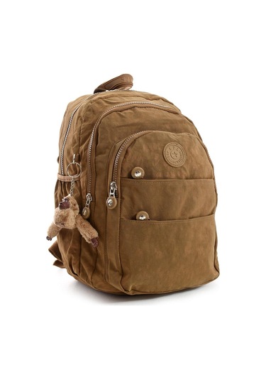 Ultra Hafif Çok Cepli Orta Boy Sırt Çantası Unisex Taba Model: 571-4c Taba