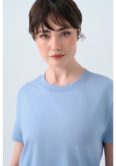 Loft Kadın Tişört Lf2036285 Mavi