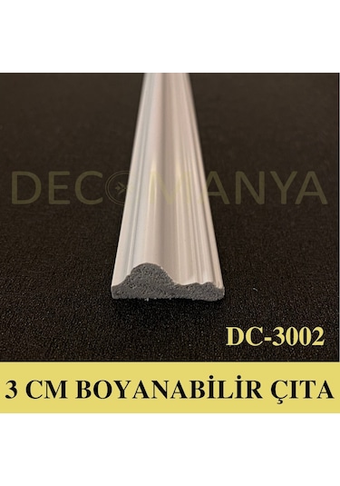 Decomanya Boyanabilir Duvar Çıtası Poliüretan Çıta Polimer Çıta