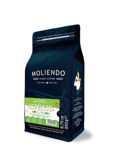 Moliendo Salerno Espresso Blend Çekirdek Kahve 250 G