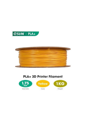 Esun Sarı Pla+ Filament 1.75mm 1 Kg Plus - Urhanshop Yetkili Satış
