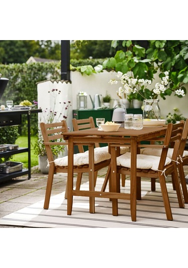 Kolçaklı Sandalye, Koyu Kahve, Mindersiz Acı Kahverengi