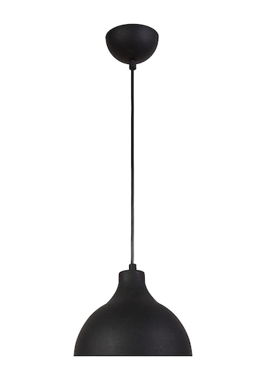 Modern Retro Metal Tekli Avize.. Siyah