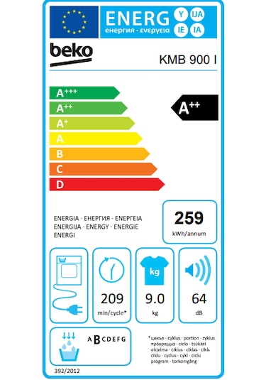 Beko KMB 900 I 9 KG Isı Pompalı Çamaşır Kurutma Makinesi