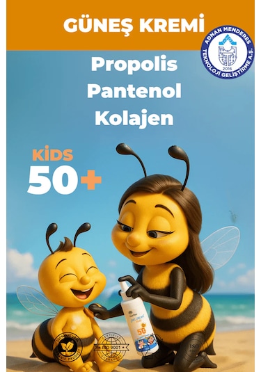 Har-Bee Sun Doğal Propolisli Çocuk Güneş Kremi SPF50+ 100 ML