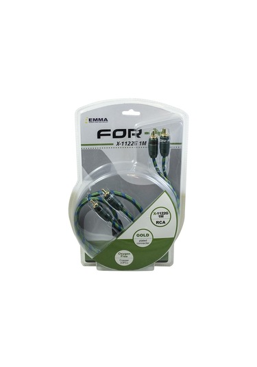 For-x X-1122g-1 Metre Kaliteli Profesyonel-bakır Rca Anfi Kablosu