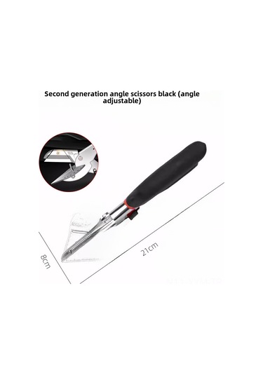 Geeksen Ahşap İşleri Ve Dıy İçin Çok Amaçlı Açı Kesici 45 -90 , U-şekilli Kenar Kapatıcı, Katlama Ve Düzeltme Aracı - 2. Nesil Kırmızı-siyah