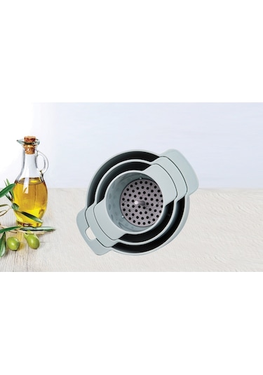 3'lü Süzgeçli Huni Seti