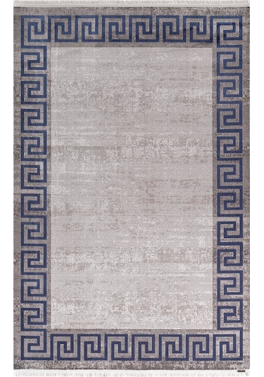 Karmen Halı Trend Modern 2806 Gri Lacivert Gri - Lacivert