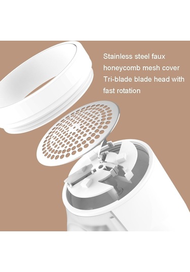 M22 Kazak Balya Giderici Şarjlı Tüy Yumağı Düzeltici Beyaz Beyaz