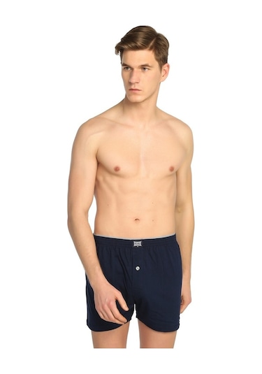 Tutku TER0117 Penye Düğmeli Erkek Boxer 6'lı