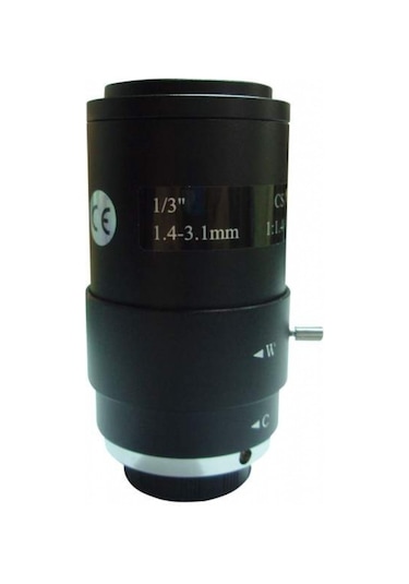 Ducki 1.4Mm-3.1Mm Arası Manual Zoom Ekstra Geniş Açı Cs Lens