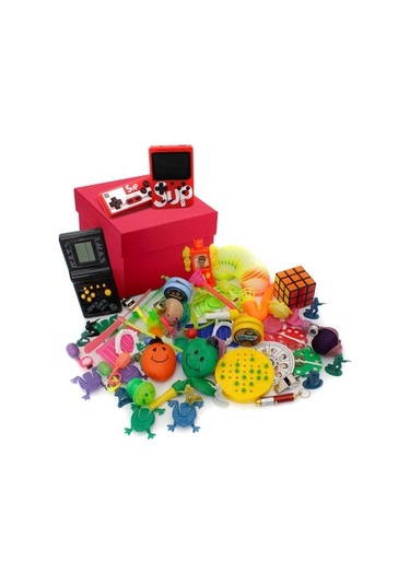 Nostaljik Hediye Özel Kırmızı Oyuncak Kutusu Siyah Tetris Ve Kırm (549166933)