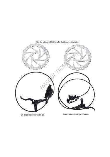 Hsgl Bisiklet Hidrolik Disk Fren Seti HD-M 500 Bisiklet Fren Site