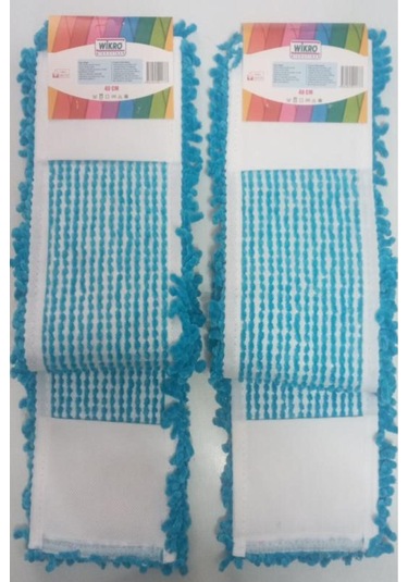 Wikro 3 Adet Mikrofiber Makarna Mop 60 Cm