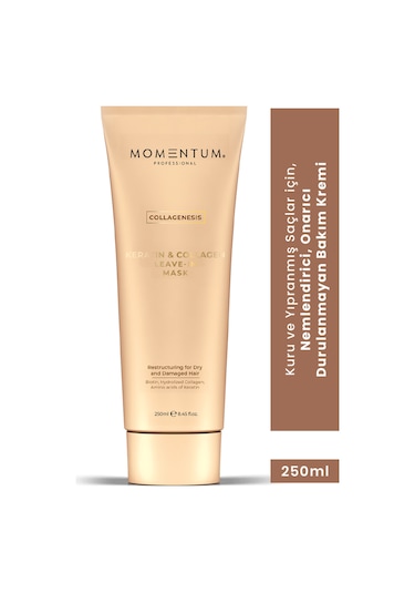 Momentum Keratin & Collagen Durulanmayan Saç Bakım Maskesi 250 ML