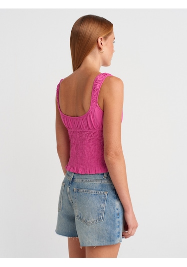 Dilvin 50867 Askılı Bluz-ş.pembe Ş.pembe