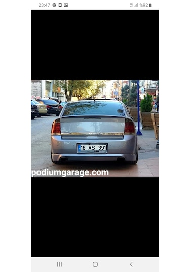 OPEL VECTRA C ARKA TAMPON EKİ