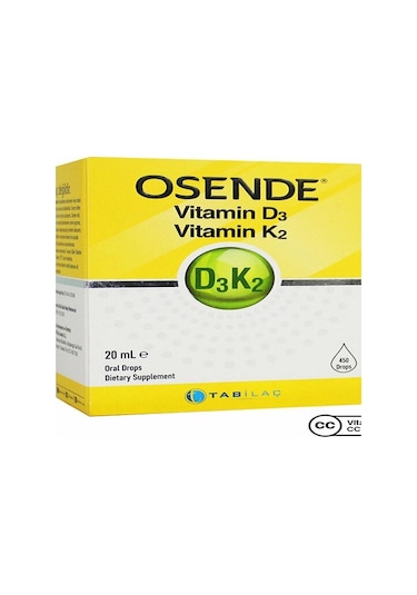 Osende Vitamin D3 K2 20Ml