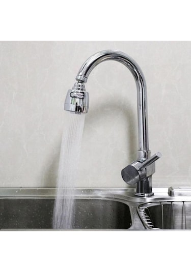 Sıçramaya Dayanıklı Musluk Üçüncü Vites Elektroliz Mutfak Bataryası Evrensel Musluk Genişletici Sıçramaya Dayanıklı Musluk Duş Gümüş