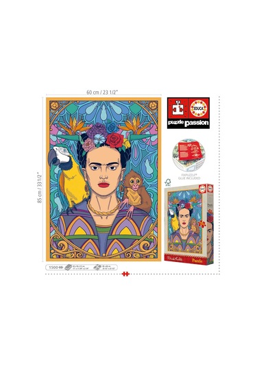Educa 1500 Parçalı Frida Kahlo Puzzle - 19943