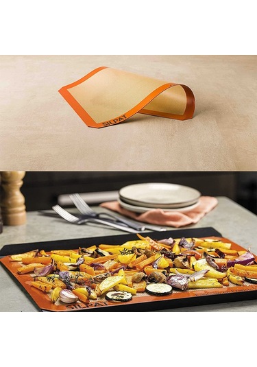 Yanmaz Yapışmaz Pişirme Matı 30cmx40cm Kendinden Yağlı Kağıt