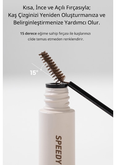 Peripera Speedy Skinny Browcara 01 Cool Gray